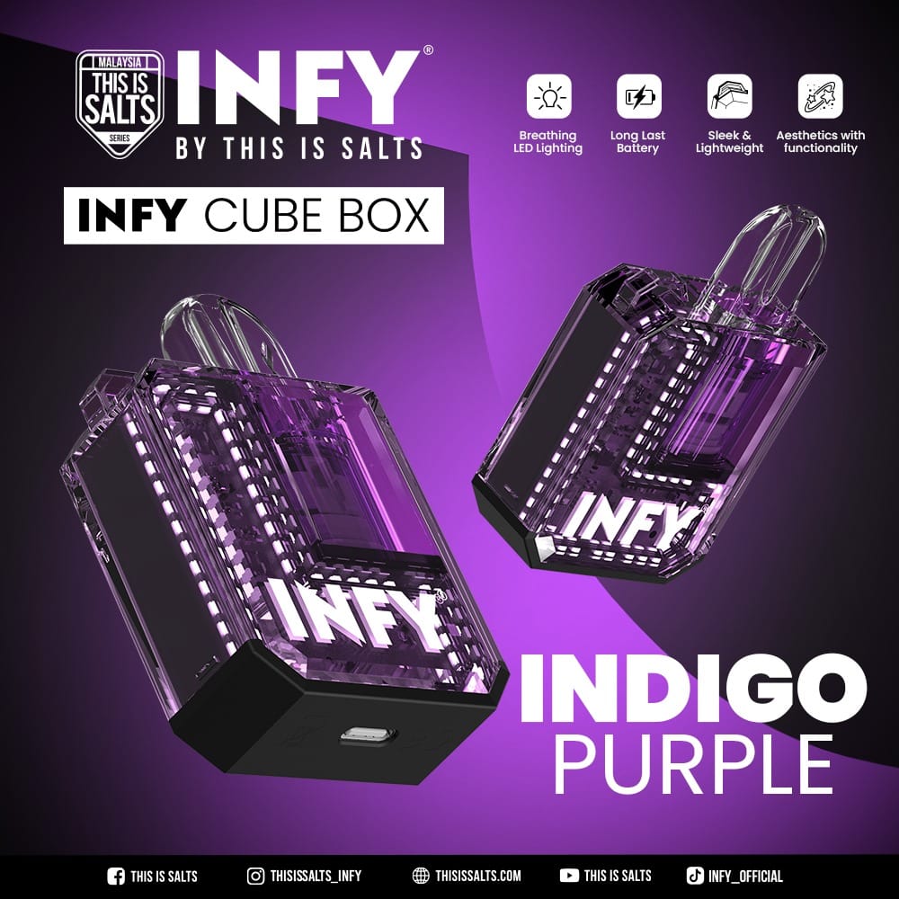 เครื่อง INFY CUBEBOX ม่วง