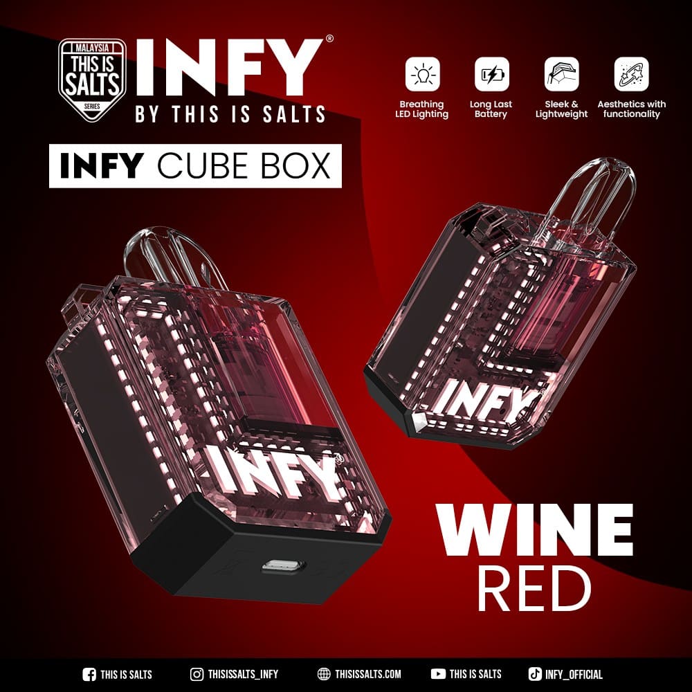 เครื่อง INFY CUBEBOX แดง