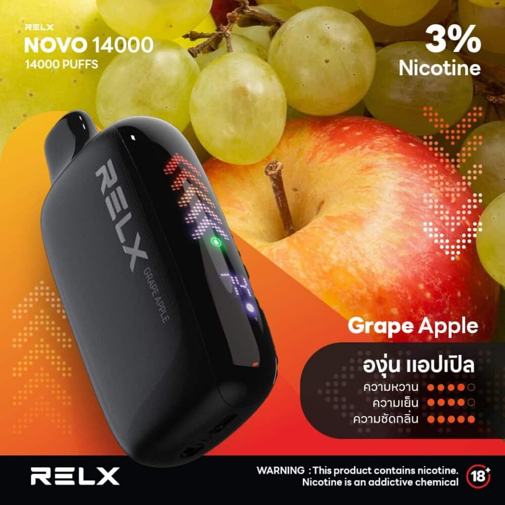 RELX NOVO 14000 Grape Apple